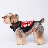 Load image into Gallery viewer, Vegan Leather Moto Vest - Red by Spark Paws