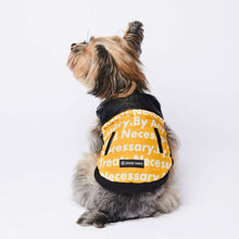 Load image into Gallery viewer, Vegan Leather Moto Vest - Yellow by Spark Paws