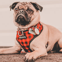 Load image into Gallery viewer, Control Dog Harness - Red Plaid Classic by Bcuddly