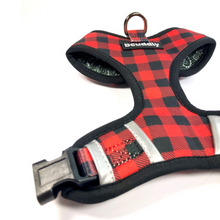 Load image into Gallery viewer, Control Dog Harness - Red Plaid Classic by Bcuddly