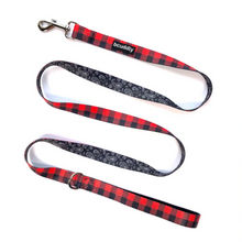 Load image into Gallery viewer, Dog Leash - Classic Red Plaid (6ft) by Bcuddly