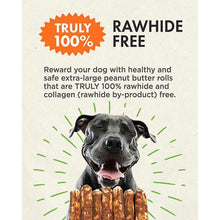 Load image into Gallery viewer, Canine Naturals Hide Free Peanut Butter Recipe Sticks
