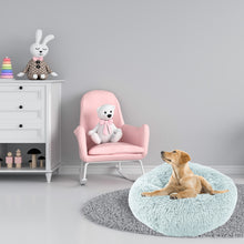 Load image into Gallery viewer, Shaggy Fur Donut Bolster Pet Bed