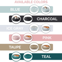 Load image into Gallery viewer, Shaggy Fur Donut Bolster Pet Bed