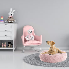 Load image into Gallery viewer, Shaggy Fur Donut Bolster Pet Bed