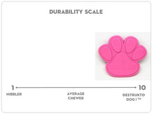 Load image into Gallery viewer, SP PAW PRINT ULTRA DURABLE NYLON DOG CHEW TOY FOR AGGRESSIVE CHEWERS - PINK