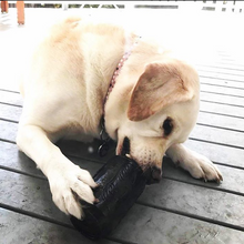 Load image into Gallery viewer, SP MAGNUM CAN TOY ULTRA DURABLE RUBBER CHEW TOY & TREAT DISPENSER โ BLACK XL