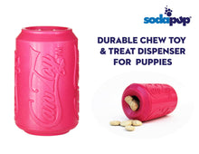Load image into Gallery viewer, MKB CAN TOY DURABLE RUBBER CHEW TOY & TREAT DISPENSER โ PINK