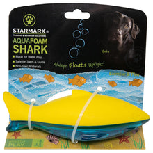 Load image into Gallery viewer, STARMARK™ AQUAFOAM SHARK DOG TOY