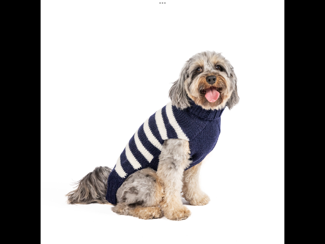 Chilly Dog Sweaters – Flynn Alpaca Stripe