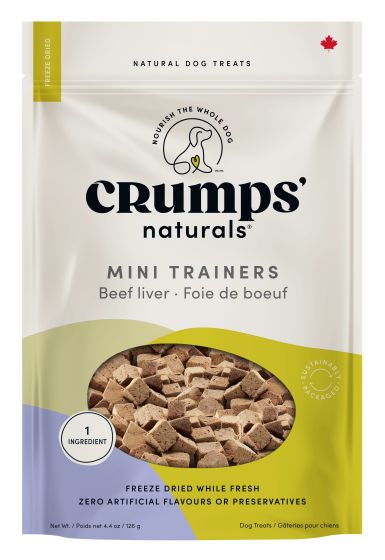 Crumps' Naturals - Mini Trainers - Freeze Dried Beef Liver