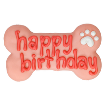 Load image into Gallery viewer, 6” Happy Birthday Bone - Dog Biscuits
