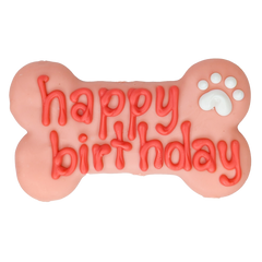 6” Happy Birthday Bone - Dog Biscuits