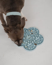 Load image into Gallery viewer, Dexypaws Silicone Snuffle Mat &quot;Hide + Seek&quot; Flower, Blue
