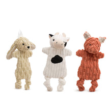 Load image into Gallery viewer, Barnyard HuggleFlatties™, Small Plush Dog Toys(3pk)
