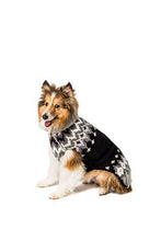 Load image into Gallery viewer, Chilly Dog Sweaters – Cable Knit Wool - Black Ski
