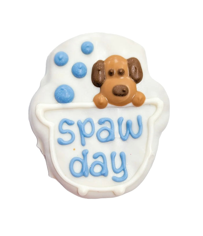 Spaw Day cookie by bosco and roxy