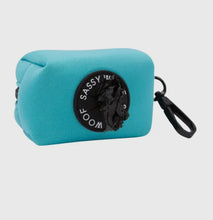 Load image into Gallery viewer, ‘Neon Blue&#39; Dog Waste Bag Holder by Sassy Woof
