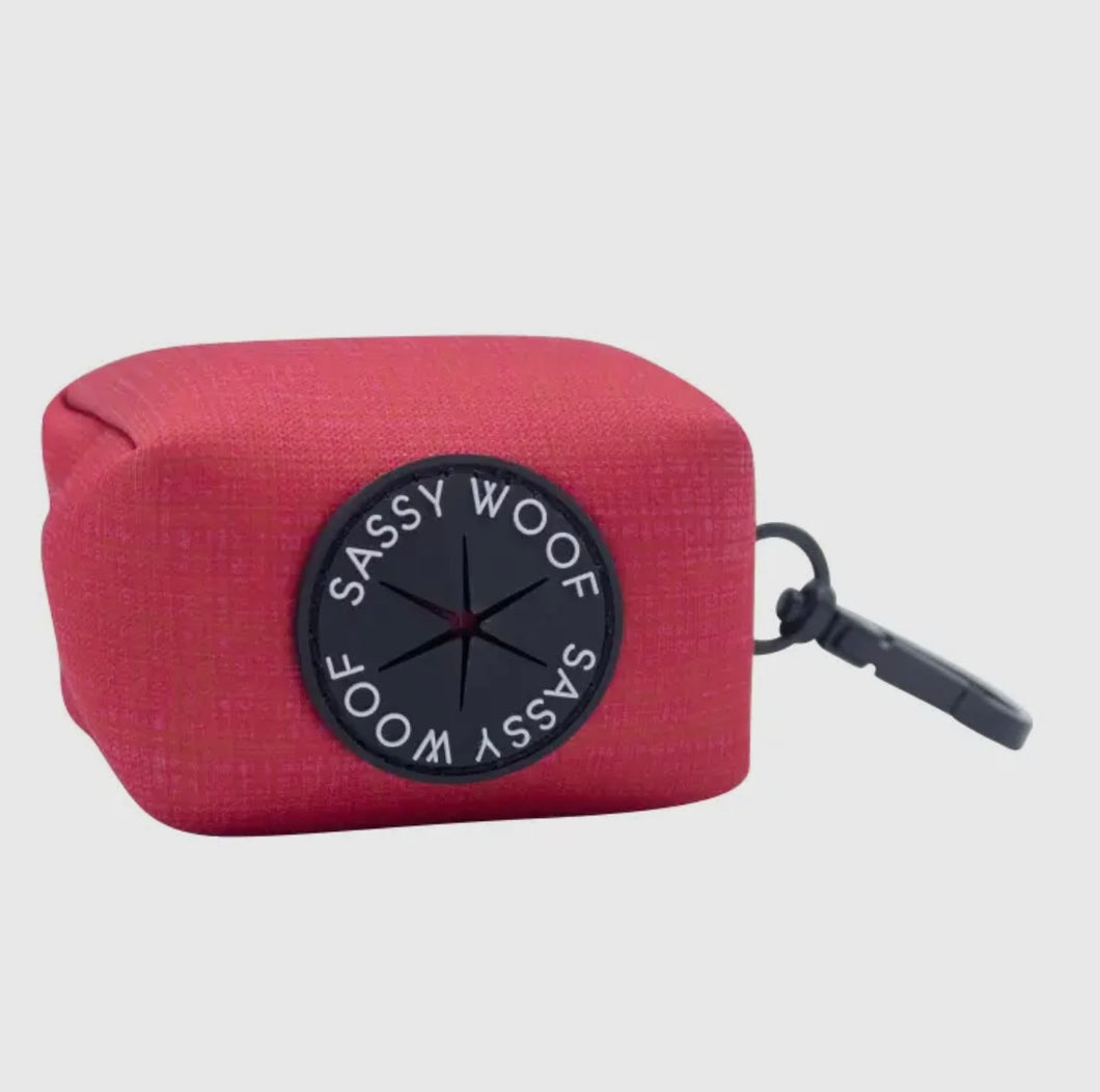 ‘Merlot’ Dog Waste Bag Holder by Sassy Woof