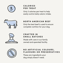 Load image into Gallery viewer, Crumps Mini Trainers Beef Semi Moist Dog

