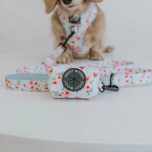 Load image into Gallery viewer, Sakura Floral Prink Dog Waste Bag Holder by Sassy Woof
