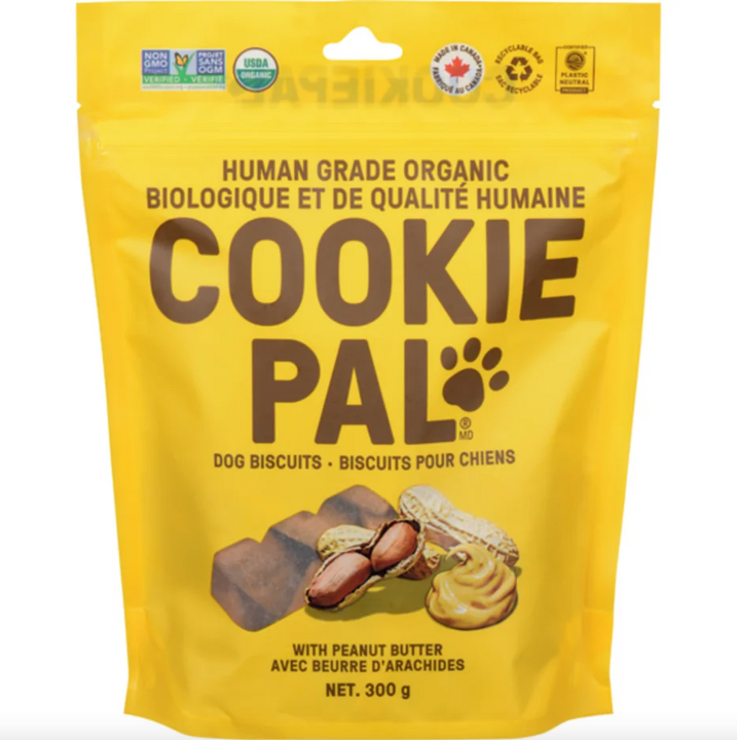ORGANIC Peanut Butter Dog Treat by Cookie Pal