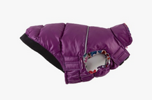 Load image into Gallery viewer, Purple / Floral Flex-Fit Reversible Puffer
