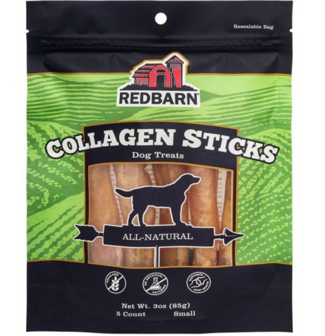 Redbarn Bag of Small Collagen Sticks Dog 5pc