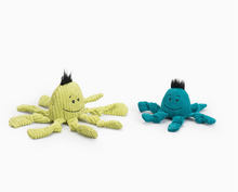 Load image into Gallery viewer, Octavie Octopus Knottie® Plush Dog Toy by HuggleHounds
