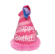 Load image into Gallery viewer, Birthday Hat Crinkle Plush Toys (6&quot;)
