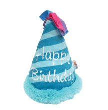 Load image into Gallery viewer, Birthday Hat Crinkle Plush Toys (6&quot;)

