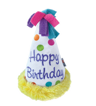 Load image into Gallery viewer, Birthday Hat Crinkle Plush Toys (6&quot;)
