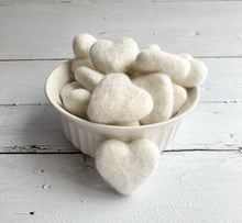 Load image into Gallery viewer, One White Felt Heart
