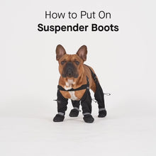 Load and play video in Gallery viewer, Winter Suspender Boots - by Canada Pooch

