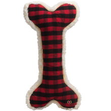 Load image into Gallery viewer, Fireside Collection 2&#39; Buffalo Plaid Bone by Huggle Hounds
