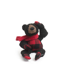Load image into Gallery viewer, Fireside Collection Black Bear Knottie by HuggleHounds
