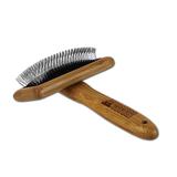 Slicker Brush with Stainless Steel Pins by Bamboo Groom