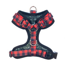Load image into Gallery viewer, Control Dog Harness - Red Plaid Classic by Bcuddly
