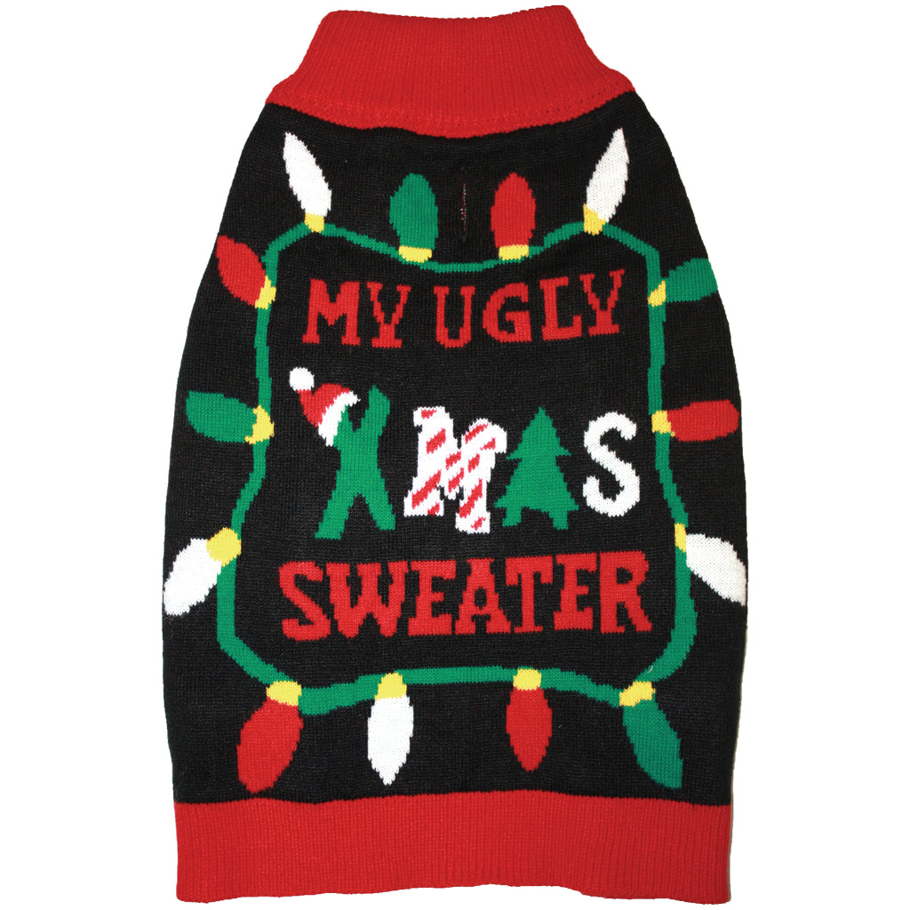 XMAS Ugly Sweater Black Medium