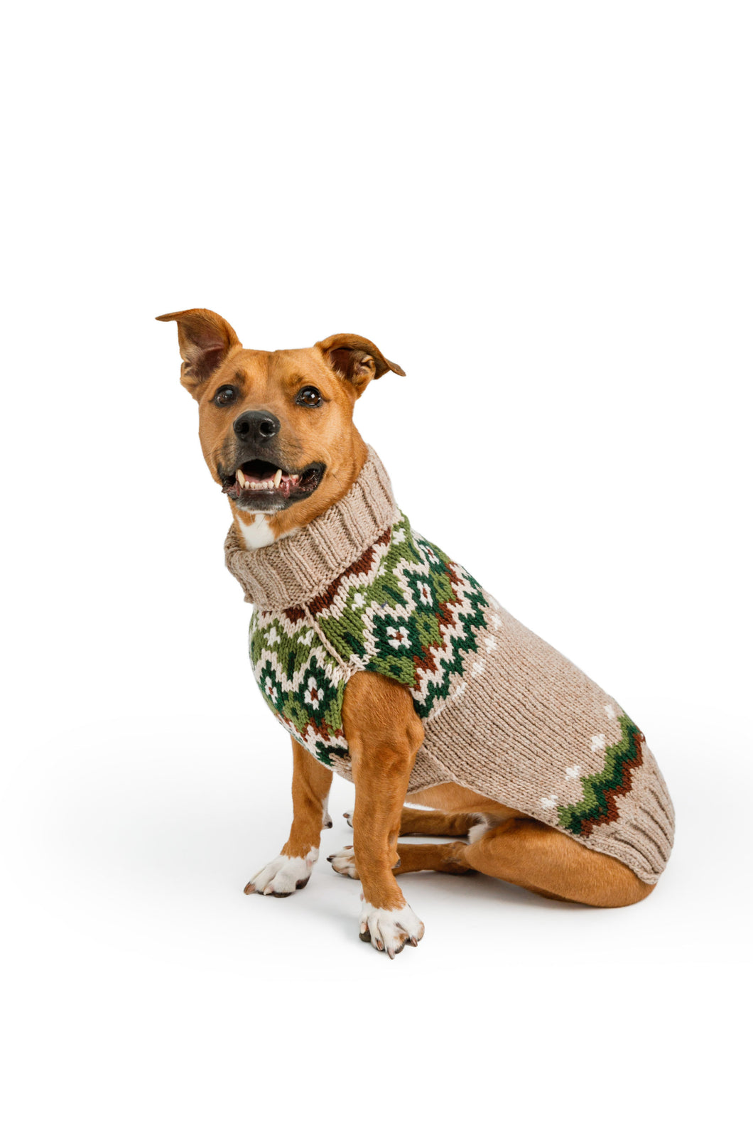 Chilly Dog Sweaters – Ragg Wool Fairisle Dog Sweater
