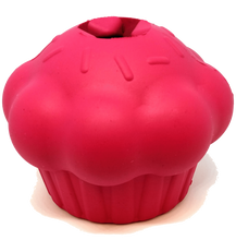Load image into Gallery viewer, MKB CUPCAKE DURABLE RUBBER CHEW TOY &amp; TREAT DISPENSER – PINK
