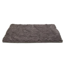 Load image into Gallery viewer, Microfiber Drying Mat and Towel with Hand Pockets, Medium 36&quot; x 24&quot;, Cool Grey
