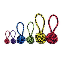 Load image into Gallery viewer, Multipet Nuts For Knots With Tug Rope Dog Toy
