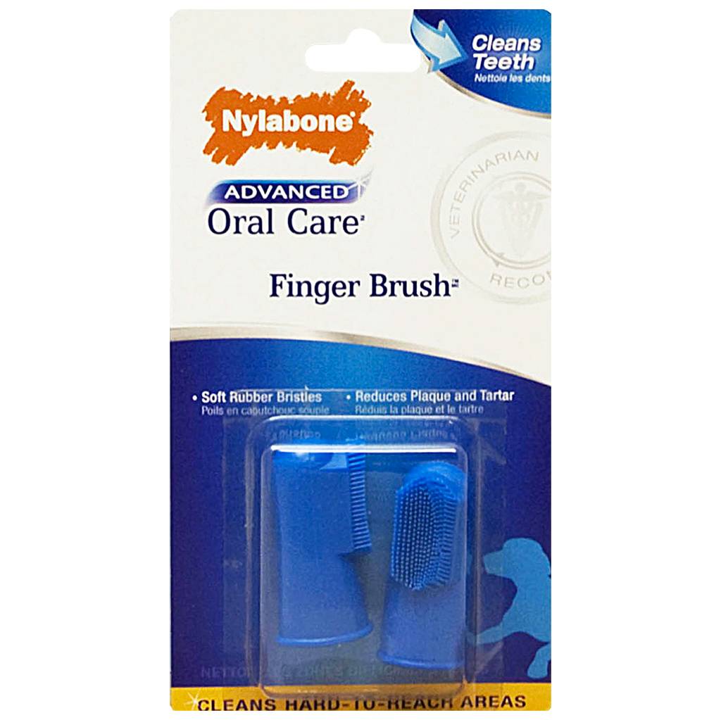 Advanced Oral Care Finger Toothbrush 2PK by Nylabone