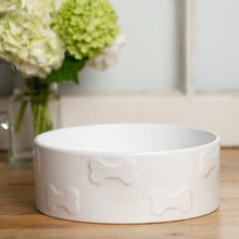 Load image into Gallery viewer, Manor White Pet Bowl
