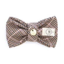 Load image into Gallery viewer, Fawn Plaid Bow Tie by Eat Play Wag
