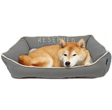 Load image into Gallery viewer, Reserved for the Dog Canvas Cuddler Pet Bed
