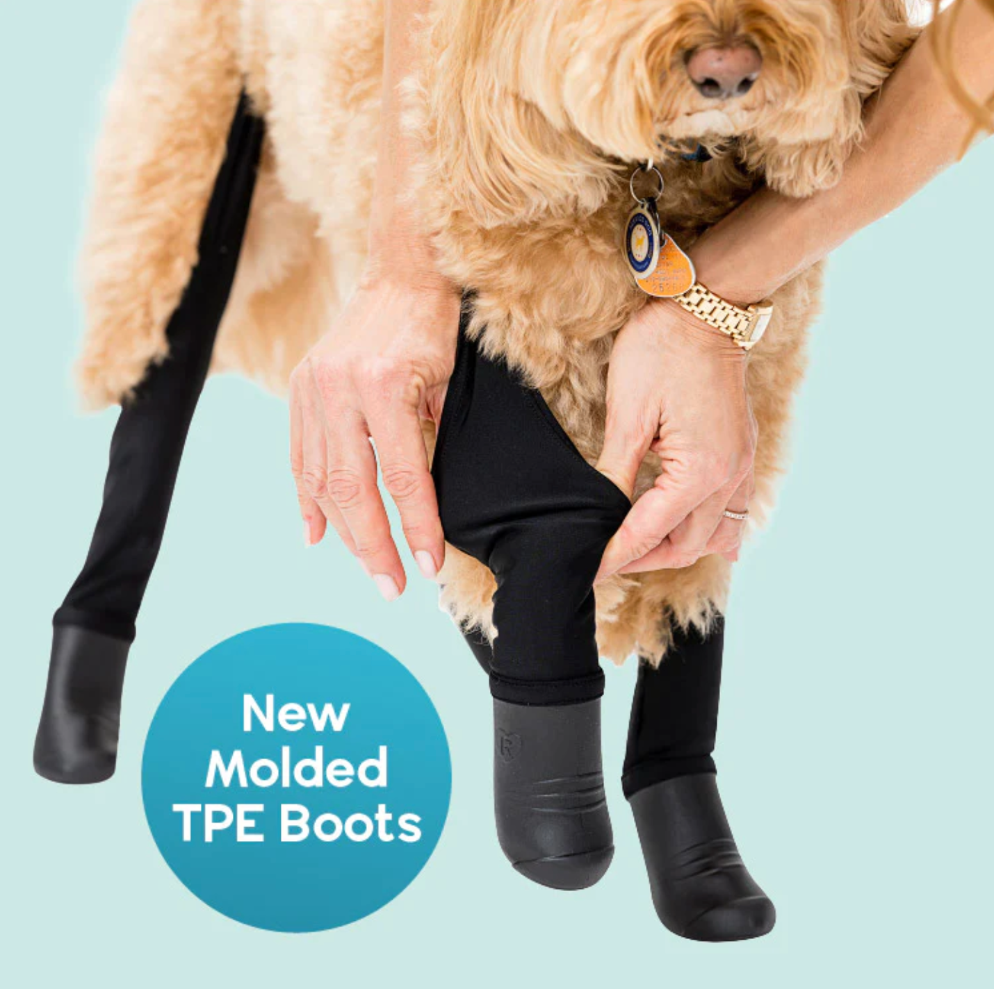 Walkee Paws Dog Boot Leggings - Adjustable, Secure Fit - Protects from  Weather, Allergens & Chemicals - Non-Slip Traction - Comfortable Materials  