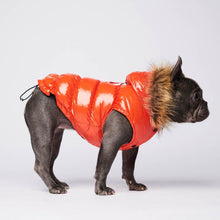 Load image into Gallery viewer, Ultra Down Puffer Jacket - Tangerine by Spark Paws

