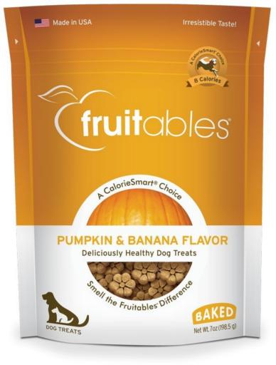 Fruitables Pumpkin & Banana Dog Treats - 7oz